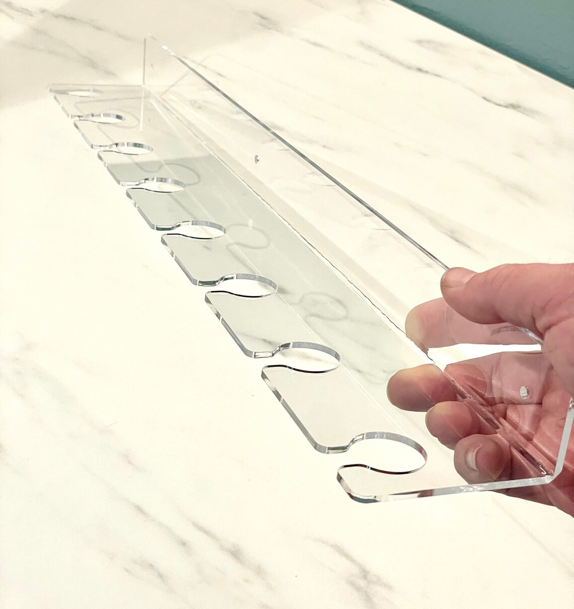 Acrylic Champagne Wall Flute Holder Holds 4 8 or 12 Etsy