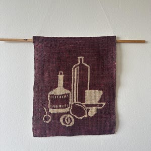 Traditional Finnish vintage wall hanging, täkänä
