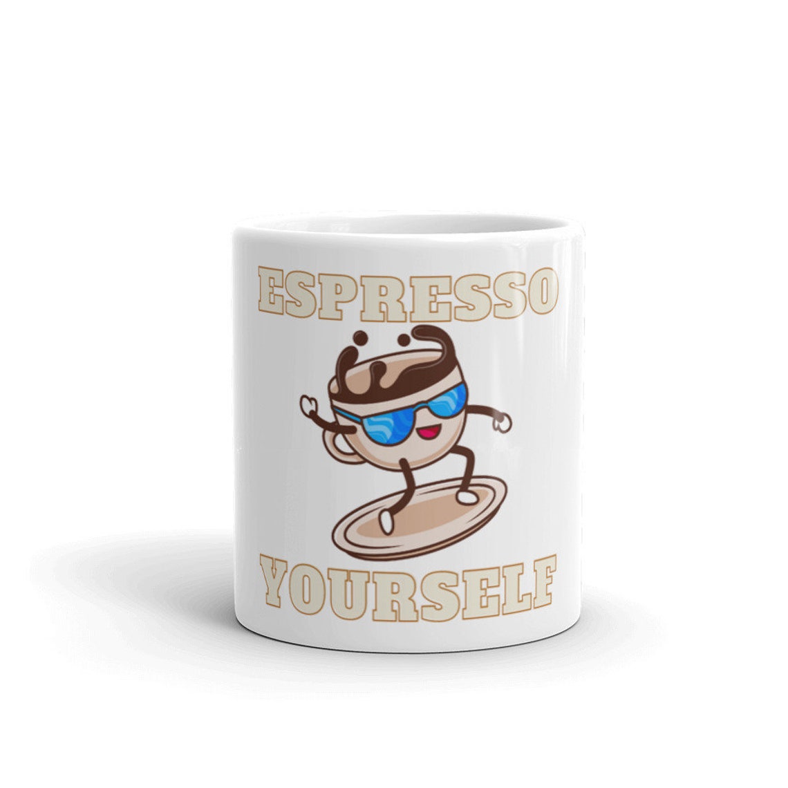 Espresso Yourself Mug Glossy Novelty Gift Printed Tea Coffee Etsy