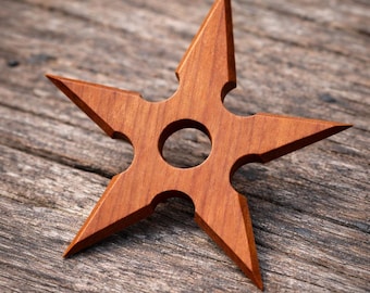 Ninja Star CNC Fräser Dateien, Hartholz Design (Digitaler Download)