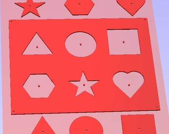 Montessori Busy Board SVG: Kleinkind Aktivität Puzzle Laser Cut Datei (Digitaler Download)