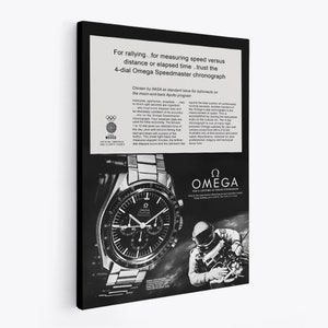 Omega speedmaster poster - Etsy 日本