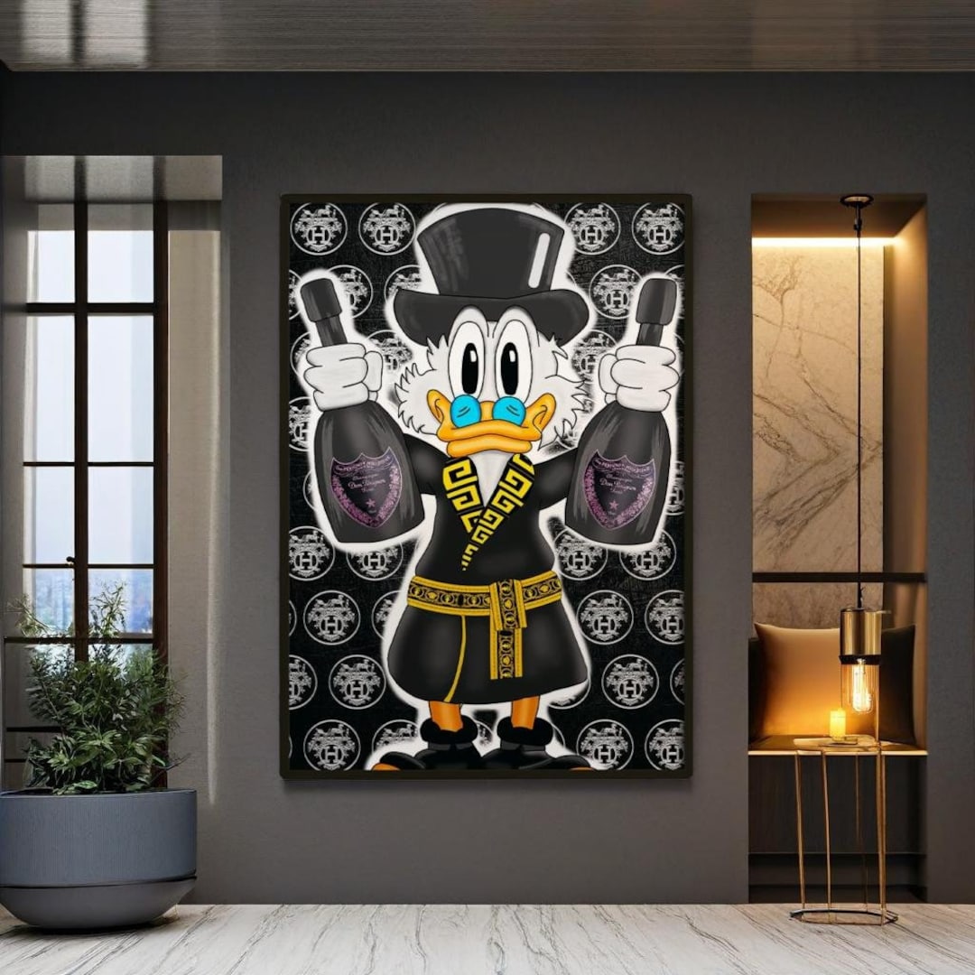 Scrooge Mcduck Art,alec Monopoly Wall Art, Scrooge Mcduck Art Print — free download