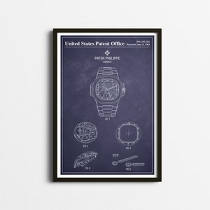Patek Philippe-Plakat, Patek Philippe-Kunst, Patek Philippe-Kunstwerk, Patek Philippe-Druck, Patek Philippe-Werbung, Patentplakat, Patentdrucke-Wandkunst