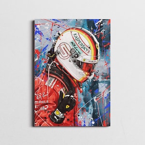 Vettel poster, Sebastian vettel poster, sebastian vettel art,sebastian vettel wall art, formula one posters, formula 1 grand prix posters