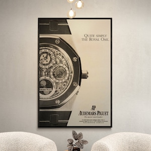 Audemars Piguet poster, , Audemars poster original, Audemars Piguet Royal oak poster, Audermars Piguet wall art, rolex wall art,rolex poster