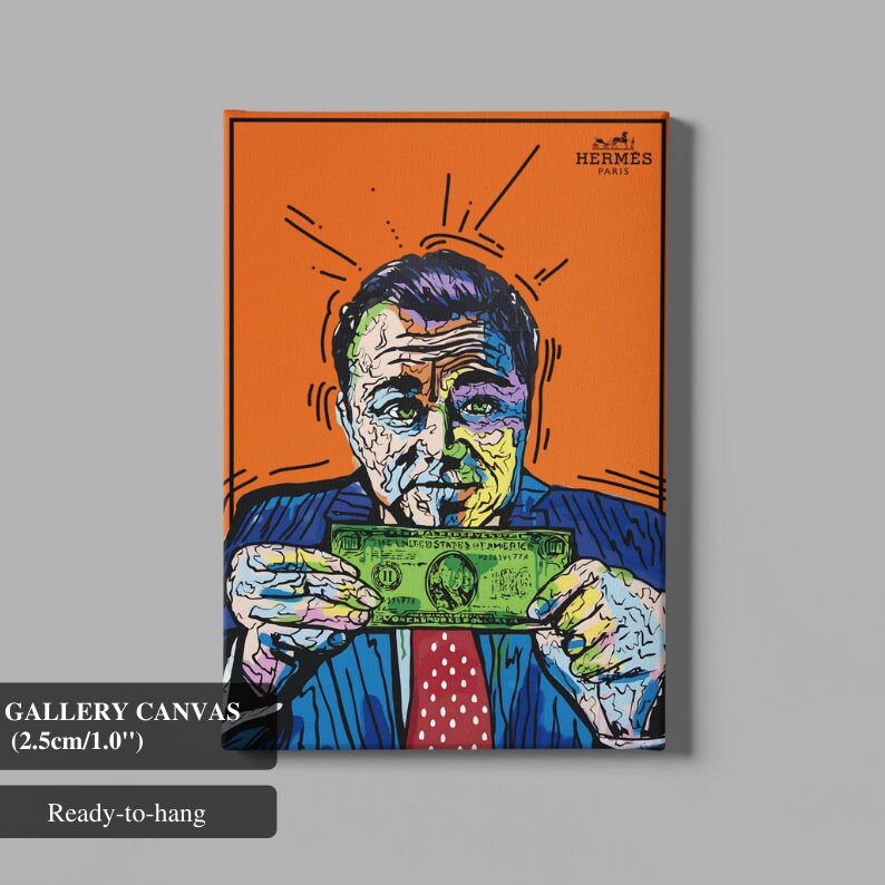 The Wolf of Wall Street Art Wolf of Wall Street Poster Etsy