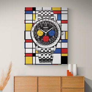 Breitling wall art, Breitling poster,Luxury watch art, watch lover gift ideas,luxury watch art, watches wall art, Breitling painting