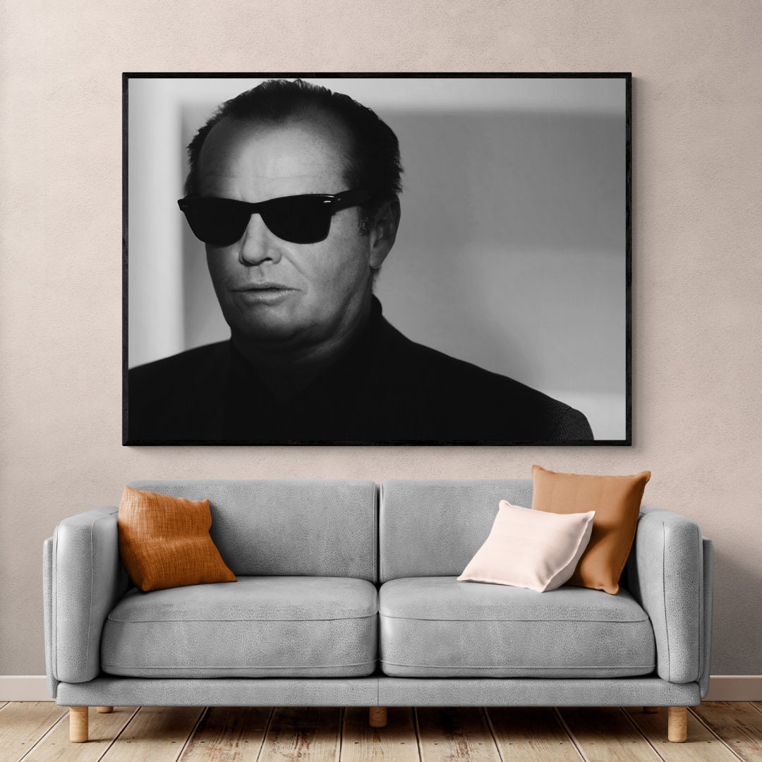 Jack Nicholson Poster Jack Nicholson Artwork jack Nicholson Etsy