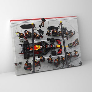 Red Bull F1 Poster, Red Bull Racing F1 Poster, Red Bull Racing Poster, Verstappen Poster, Red Bull F1 Kunst, Max Verstappen Gemälde,