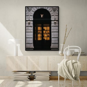 LV store poster, fashion art, fashion poster, modern pop art, hypebeast posters, luxury wall art,  hype beast art, Louis Vuitton wall art
