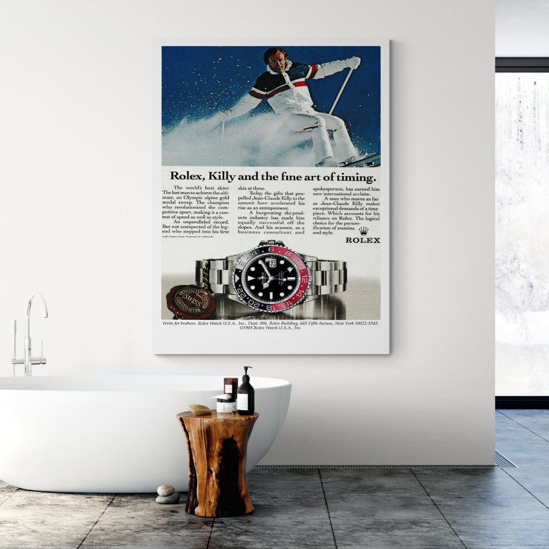 Rolex GMT Master II Poster Rolex Poster Rolex Watch Poster Etsy