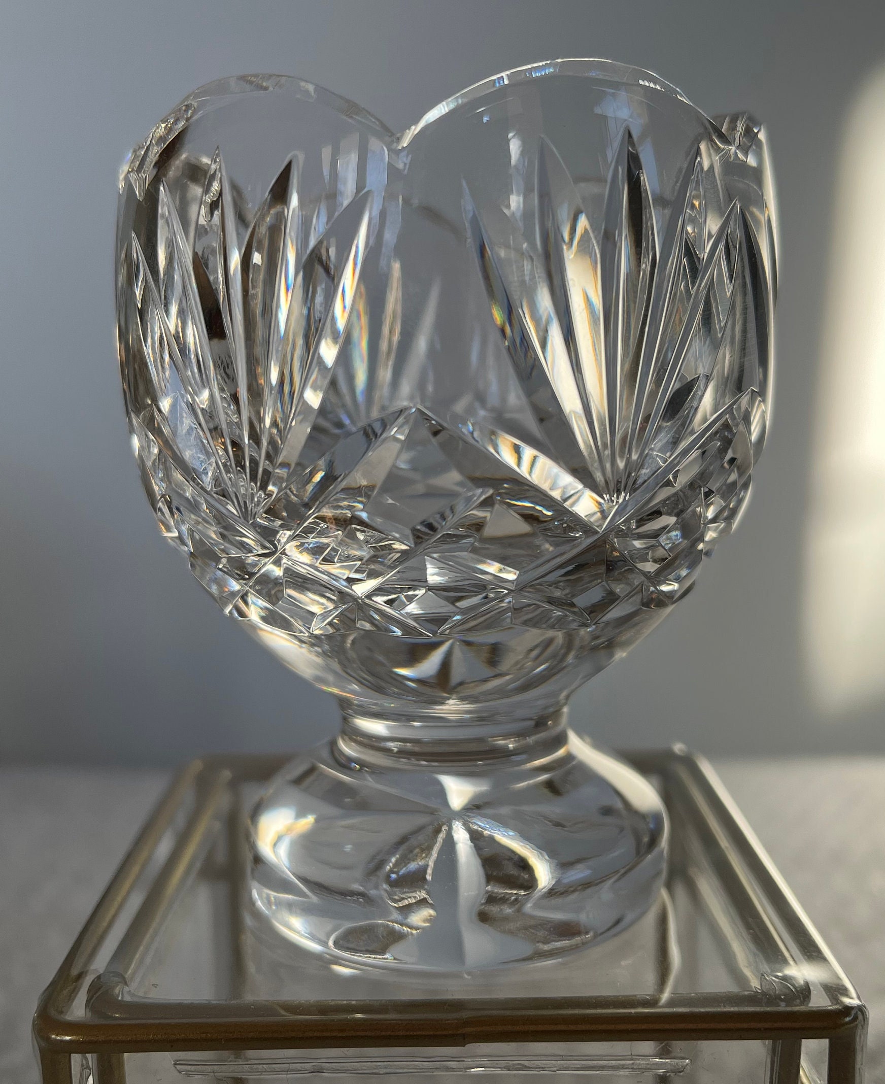 Crystal Votive Candle Holder/vintage Waterford, Gorham, Lodz and Party