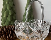 Bleikristall Lead Crystal Handled Easter Basket