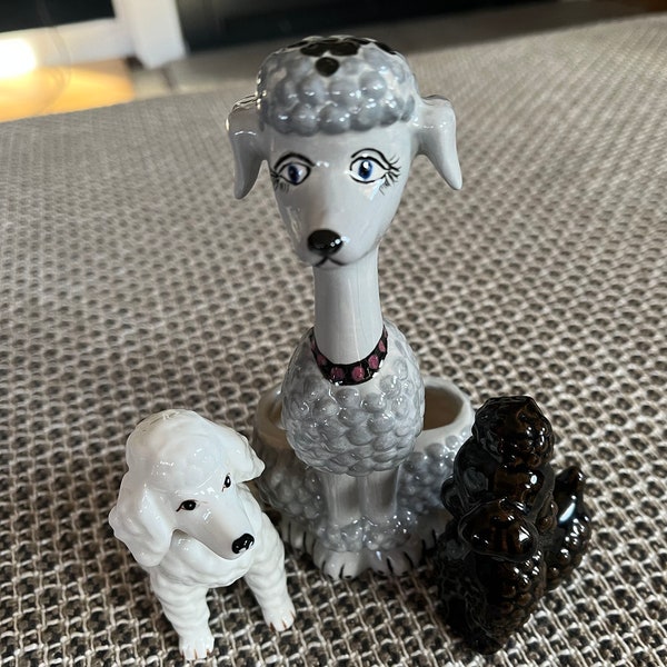 Oodles of Poodles/Vintage Poodle Figurines/Collectable Ceramic Poodles