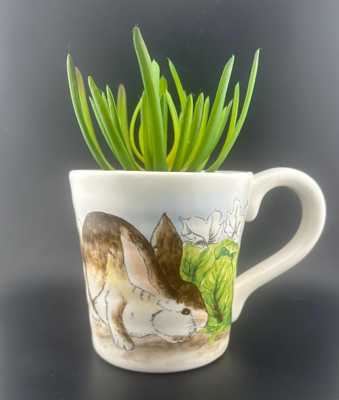Precious Bunny Rabbit in the Cabbage Patch Coffee Mug/maxcera ...