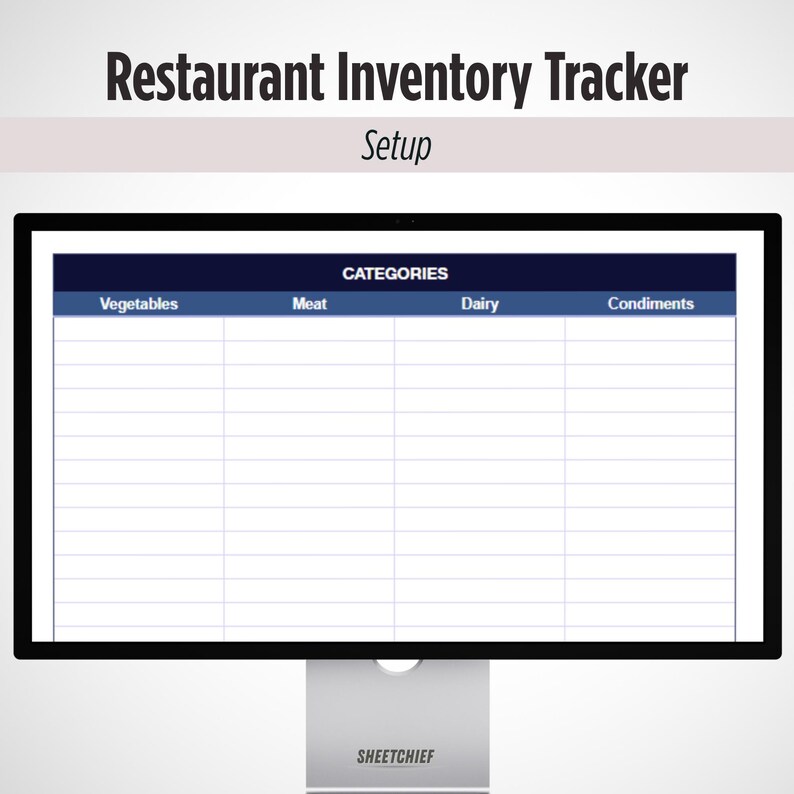 restaurant kitchen inventory template | google sheets... Restaurant Kitchen Inventory | Google Sheets Template | Food Cost ...