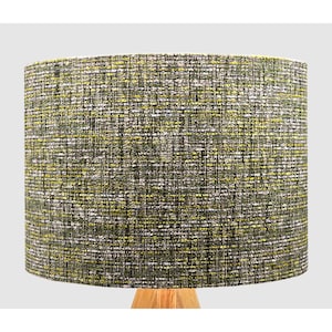 Dark Green Woven Fabric Lampshade, Table Floor Lamp / Ceiling Pendant, Small Medium Large, 20cm 25cm 30cm 35cm 40cm, UK Fabric Light Shade