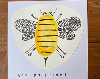 Handmade Watercolour Animal Card