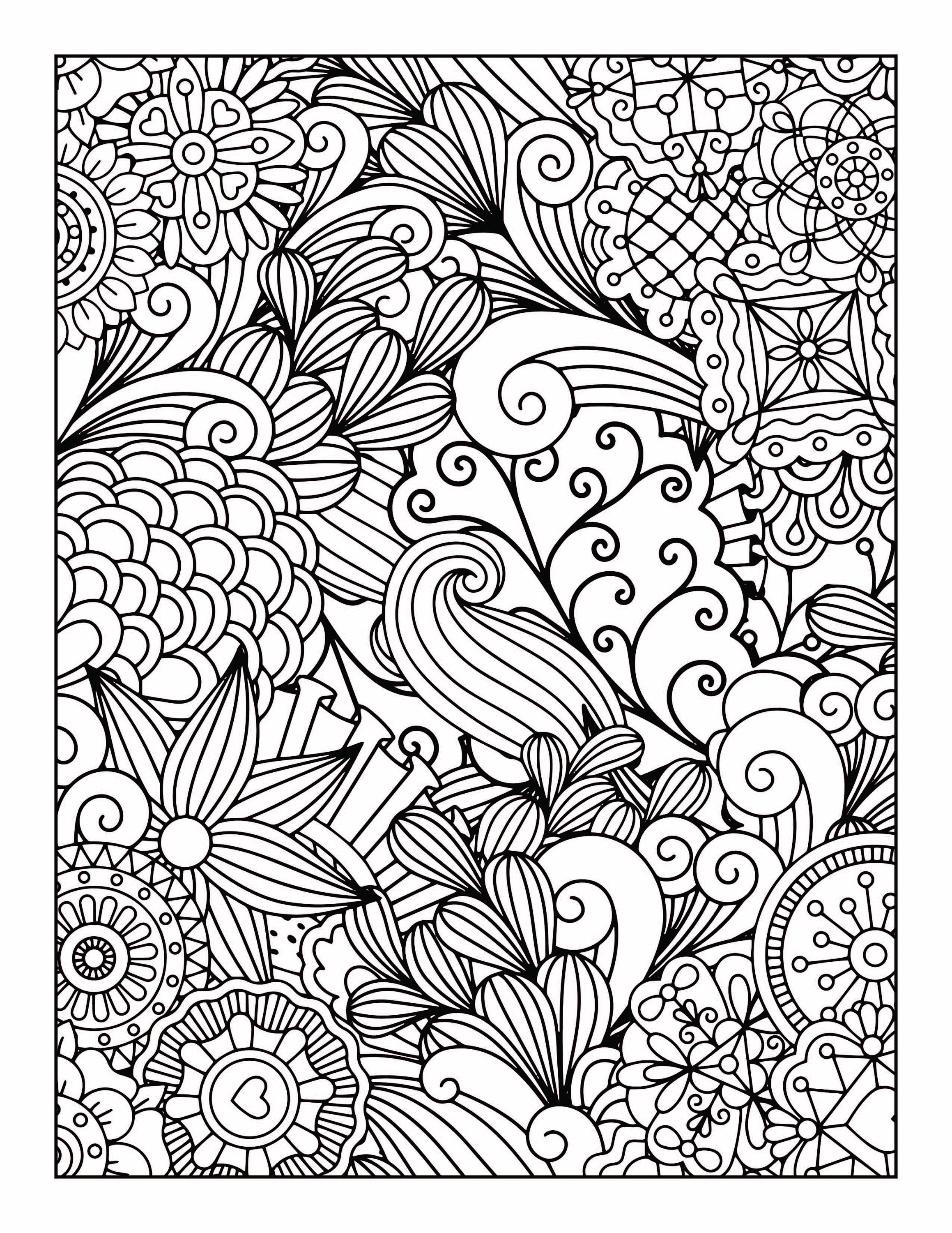 Premium Vector  Floral coloring book floral coloring book for adults  floral coloring page coloring pages books