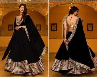 black choli design
