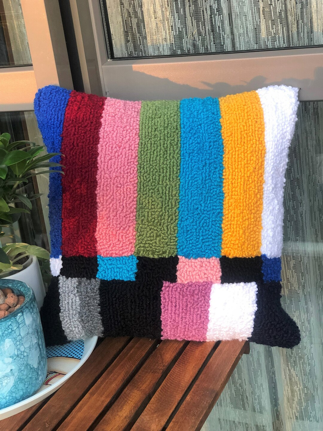 Vintage Color Bars TV Pillow Case Decorative Pillow Case Etsy