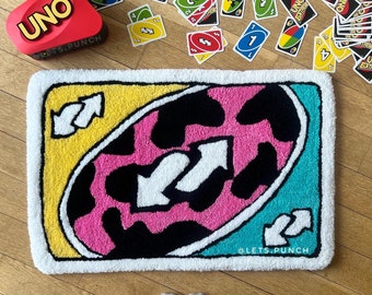 Tufted Uno Card Rug - Etsy