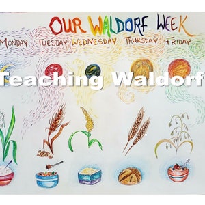 Waldorf weekly rhythm schedule Steiner homeschool teaching