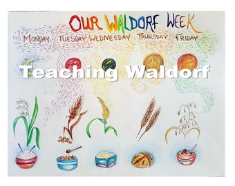 Waldorf weekly rhythm schedule Steiner homeschool teaching
