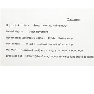 Waldorf Lesson Plan Digital Download Planner School Homeschool Steiner