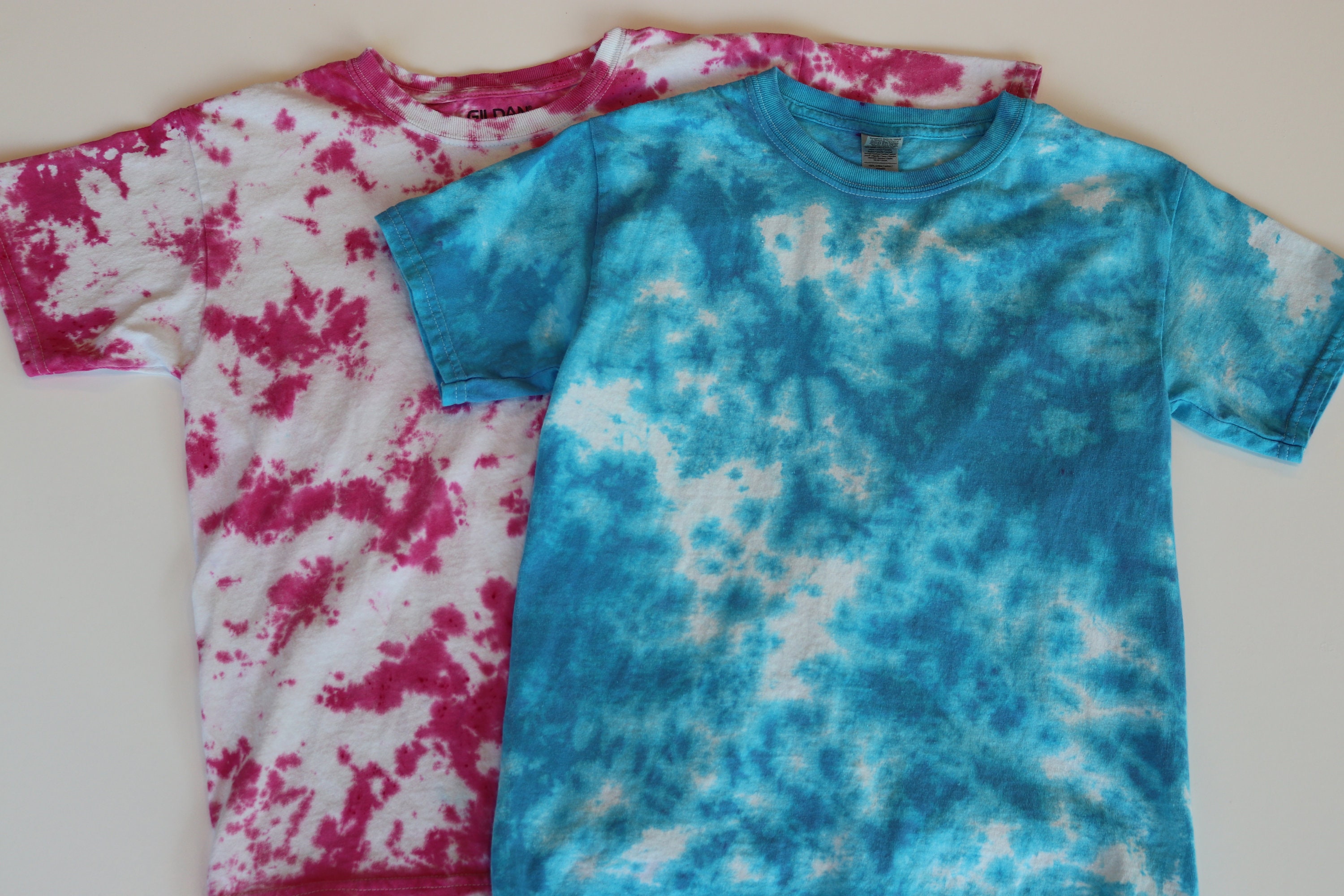 crumple tie dye shirt