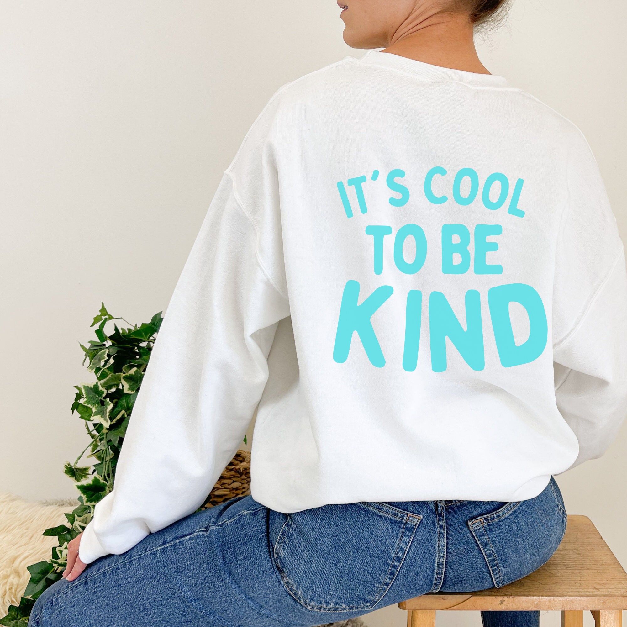 Being nice is cool sweatshirt best sale