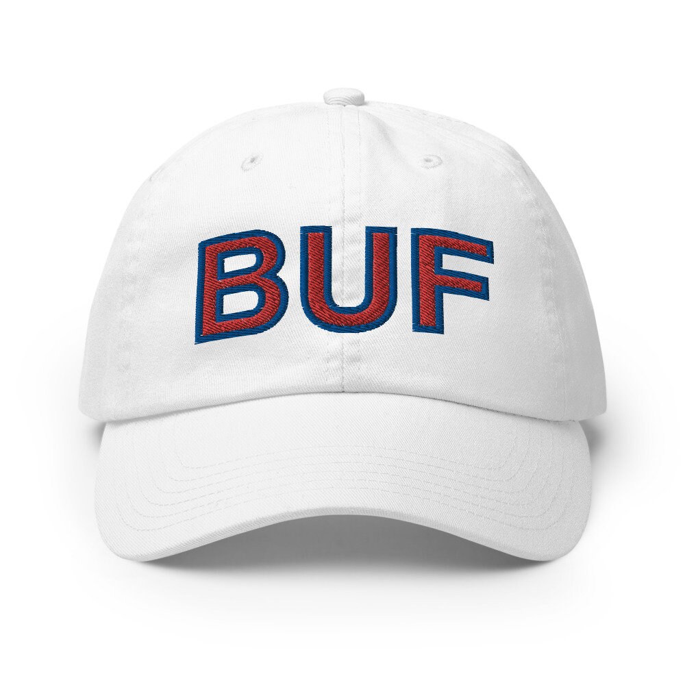 Blue and Red BUF Buffalo Airport Code 