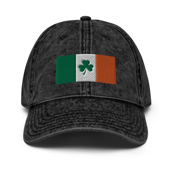 Ireland Flag With Shamrock Faded Dad Hat - Etsy