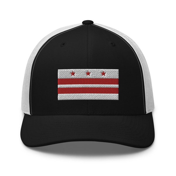 Washington DC Flag Trucker Hat