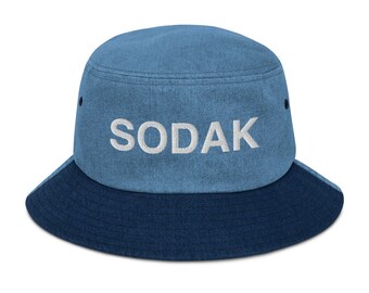 SODAK South Dakota Denim Bucket Hat