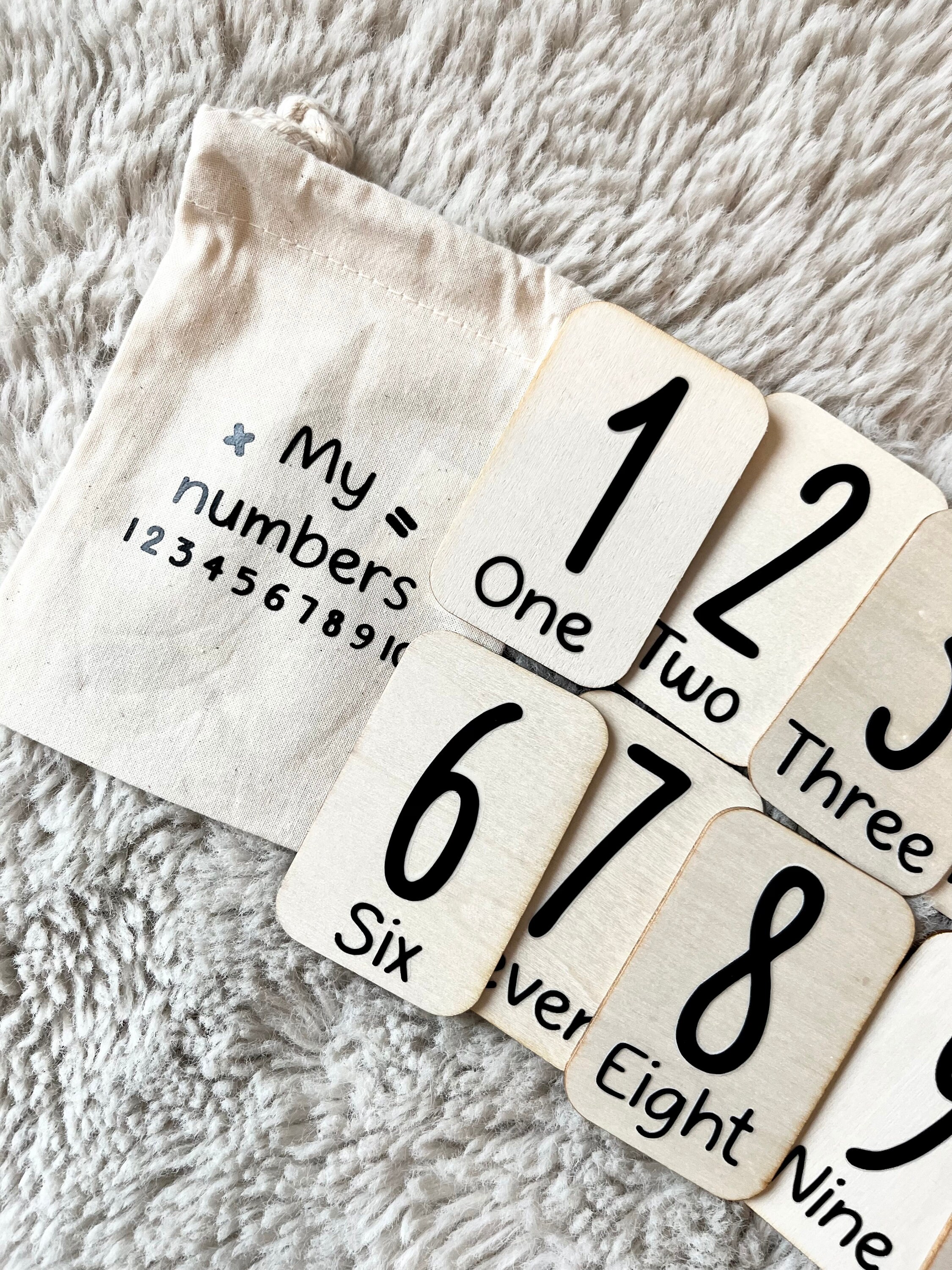 Wooden Number Quantity Cards, Wooden Toys, Learning Resources, Maths