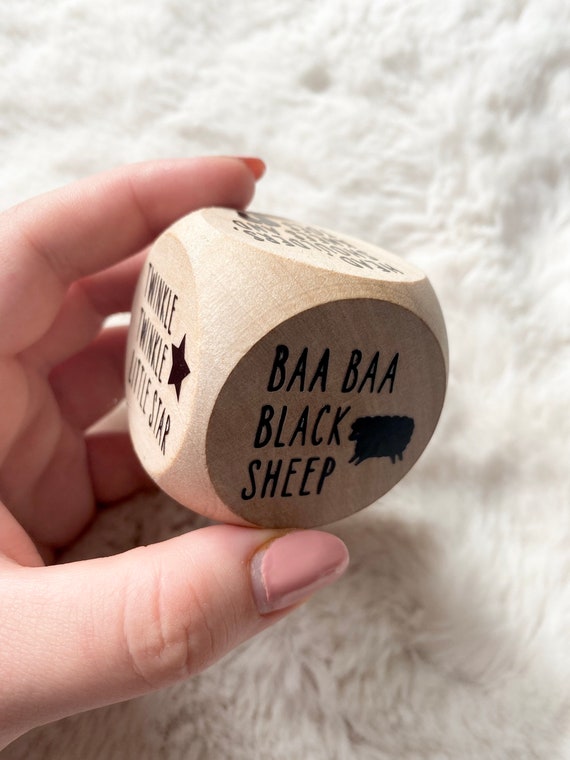 Nursery Rhyme Activity Dice Nursery Songs Rhymes Classic Etsy