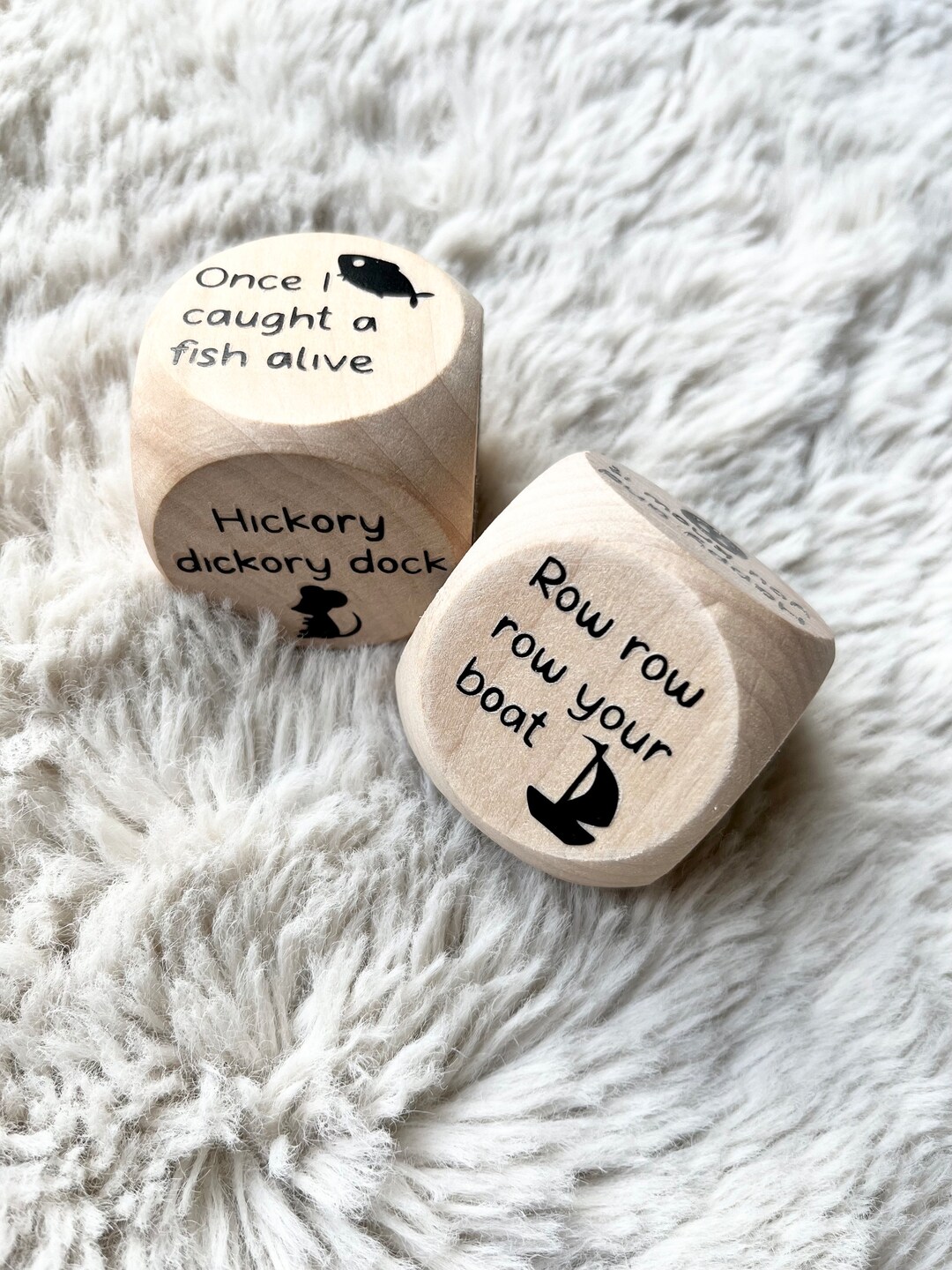 Nursery Rhyme Activity Dice Nursery Songs Rhymes Classic Etsy Australia