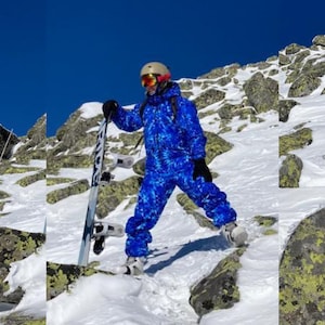 Man Winter ski jumpsuit, snowboard clothes, Snowboard suit, Skiing Overall, ski suit Man, sportswear, Jumpsuit winter, Colorful Snow Suit