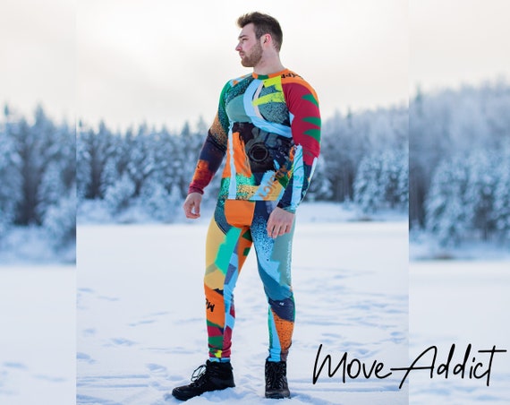 Thermal Leggings, Men's Thermal Protective Underwear, Winter Sportswear,  Leggings With Fleece, Warm Shirt, Thermal Clothes, Men's Clothing -   Finland