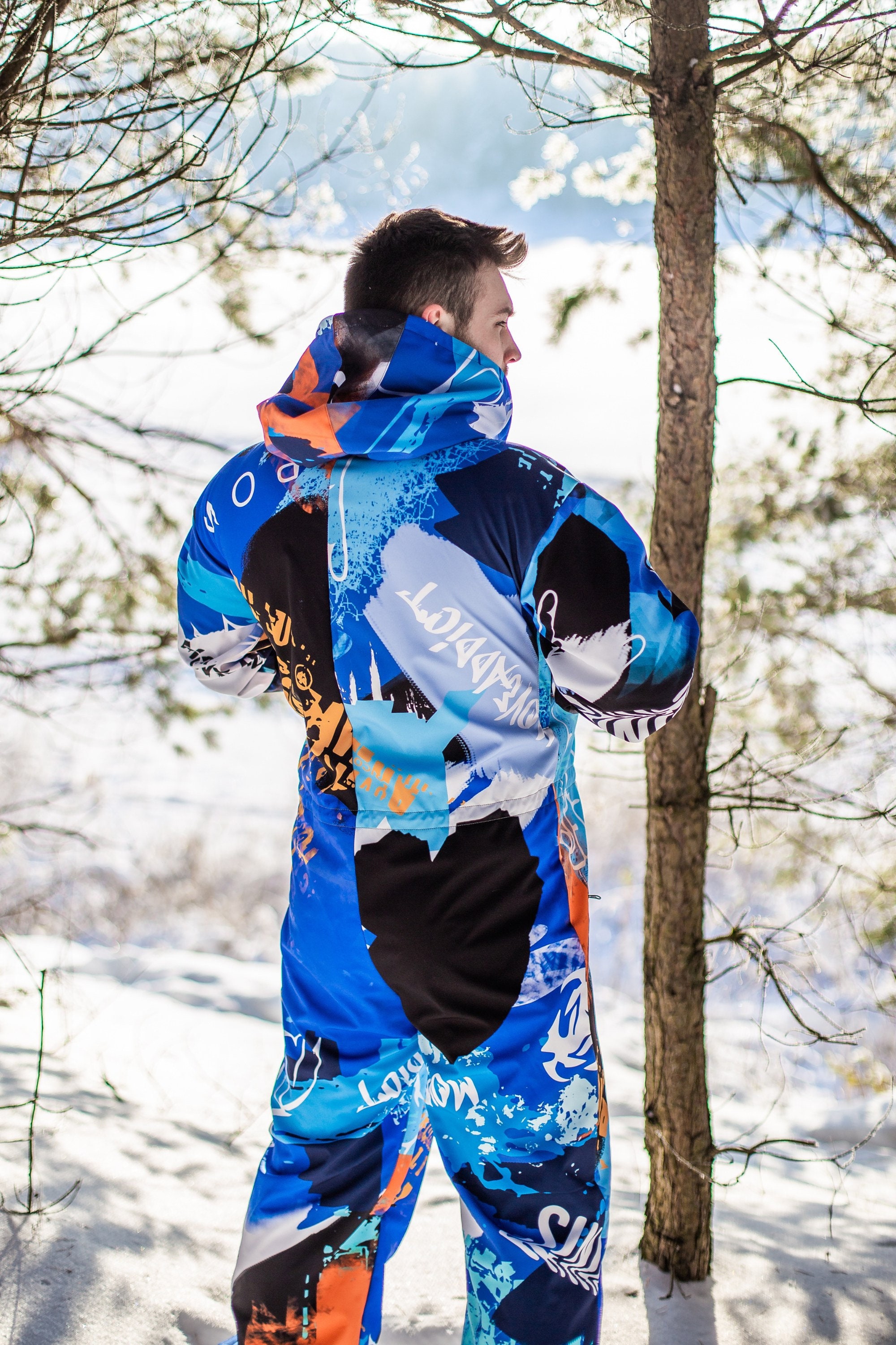 Snow Set Men China Waterproof Jumpsuit Unisex One-piece Snow Suit