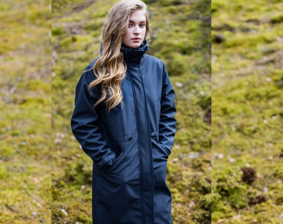 Blue Rain Coat Waterproof Parka for 