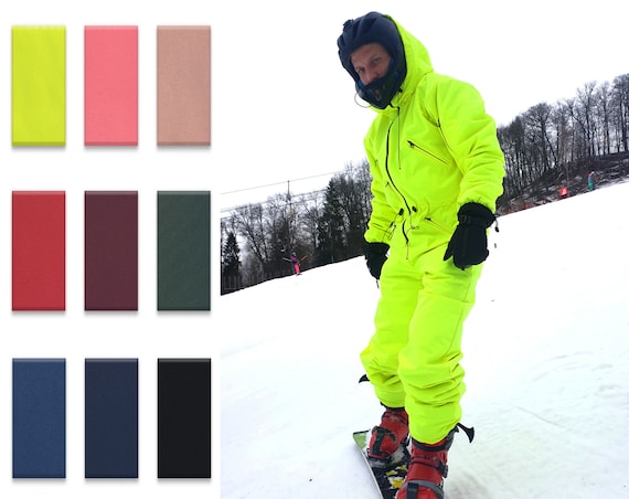 Tuta invernale da uomo, abbigliamento da snowboard, tutina da