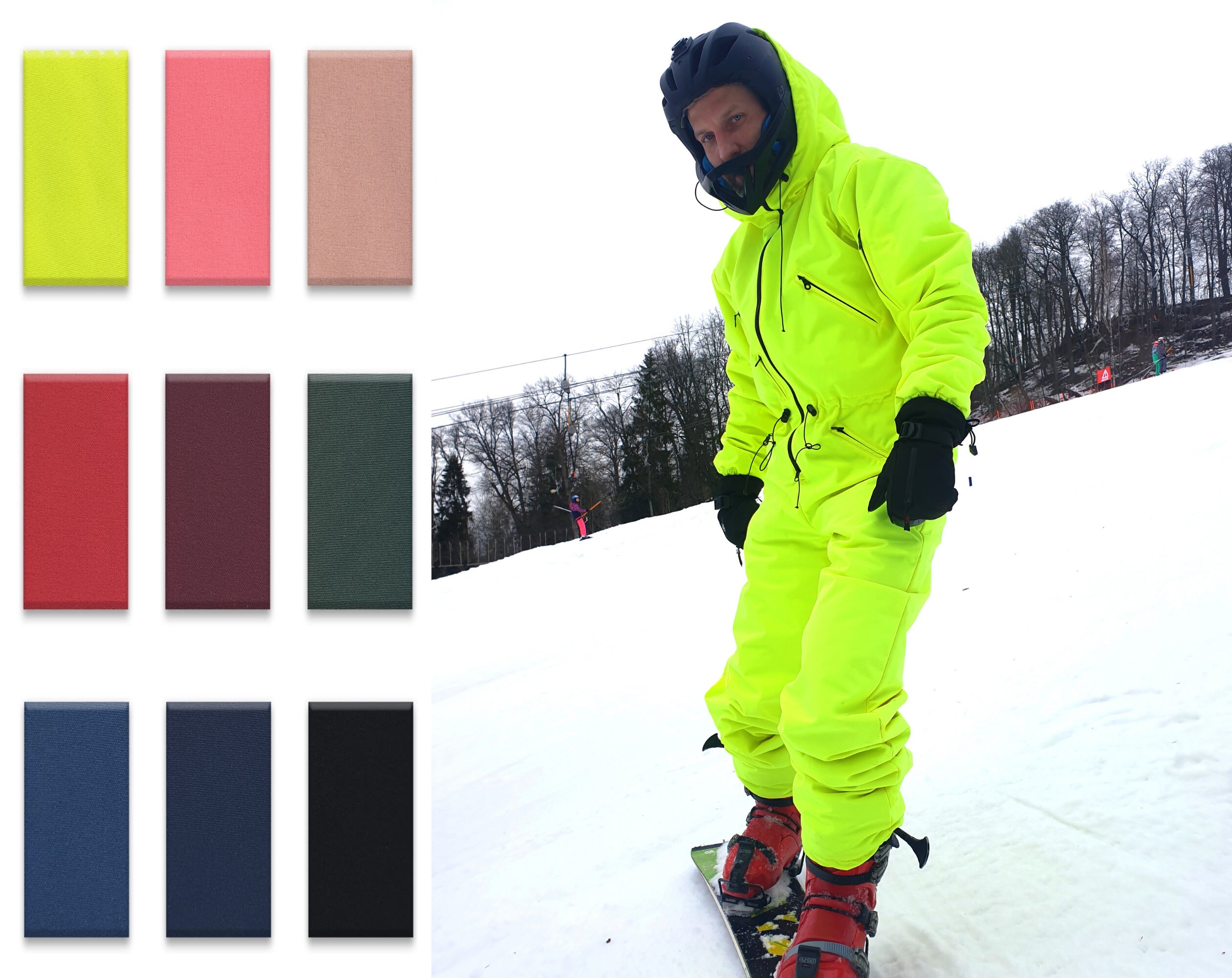 Mens Winter Jumpsuit Snowboard Clothes Snowboard