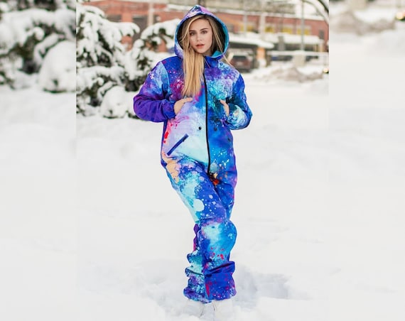 Winter Onesie, Bright Blue Jumpsuit, Snowboard Clothes, Snowboard Suit,  Skiing Overall, Ski Suit Women, Sportswear, Jumpsuit Winter, Blue -   Canada