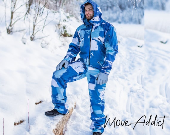 Mono de esquí de invierno para hombre, ropa de snowboard, traje de