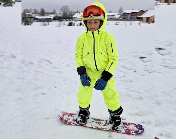 Combinaison de ski résistante pour enfants, combinaisons de neige