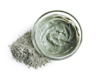 Pure Okinawa Clay Kucha Spirulina Natuurlijk helder poedermasker Huidgezichtsverzorging uit Japan