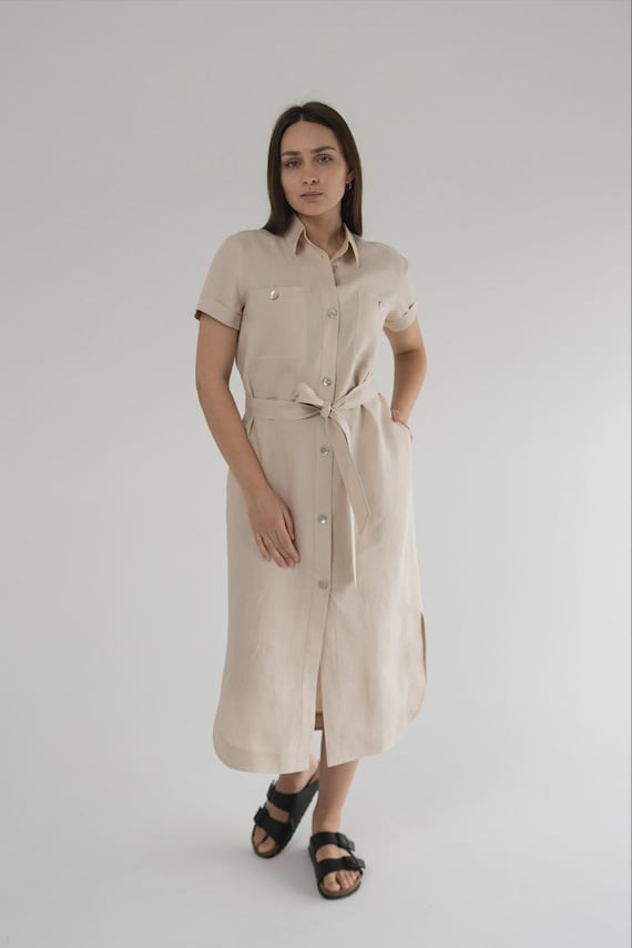 hemp linen dress Long hemp dress